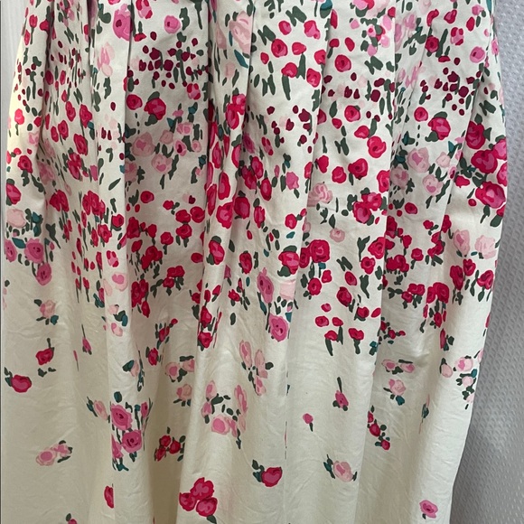 Talbots RSVP Rose Garden Fit Flare Dress 12 EASTER FLORAL Fully Lined - Picture 4 of 12